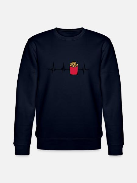 Pulse French Fries - Stanley/Stella CHANGER Unisex Organic Sweatshirt - navy