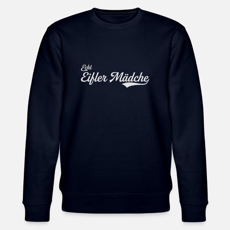Echt Eifler Mädche - Stanley/Stella Unisex Bio-Sweatshirt CHANGER  - Navy