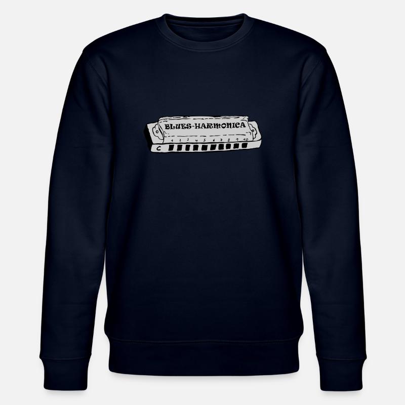 bluesharmonica - Stanley/Stella Unisex Bio-Sweatshirt CHANGER  - Navy