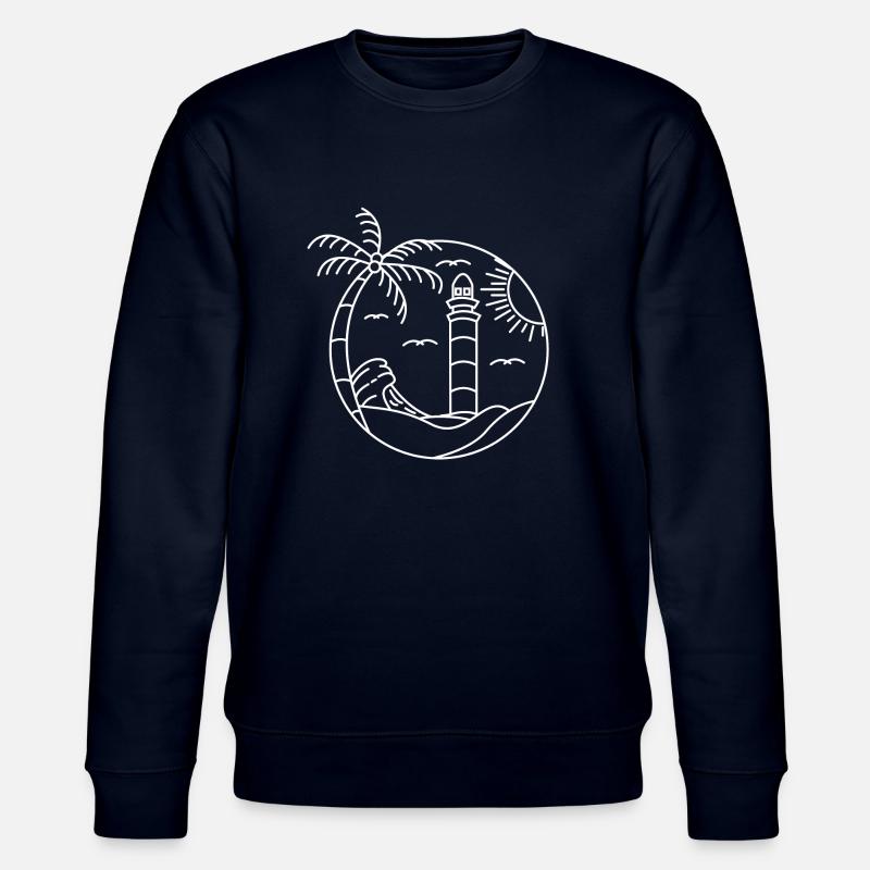 lighthouse wt - Stanley/Stella Unisex Bio-Sweatshirt CHANGER  - Navy