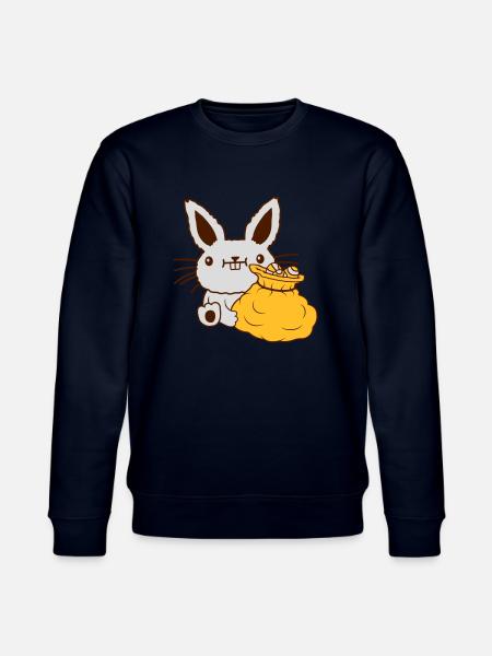 Easter big egg sack - Stanley/Stella CHANGER Unisex Organic Sweatshirt - navy