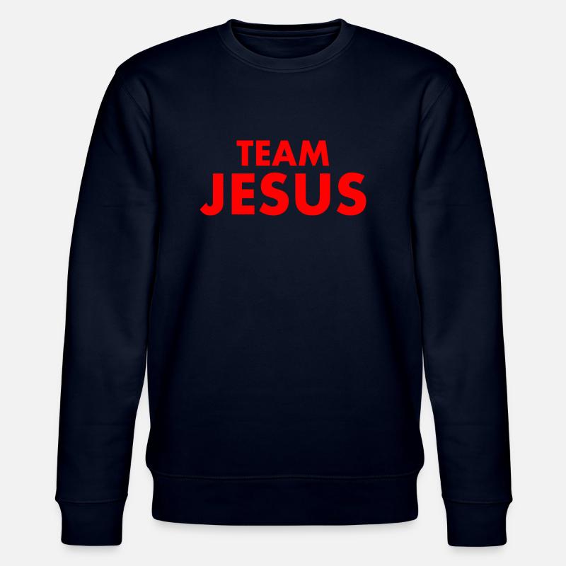 Team jesus - Stanley/Stella Unisex Bio-Sweatshirt CHANGER - Navy