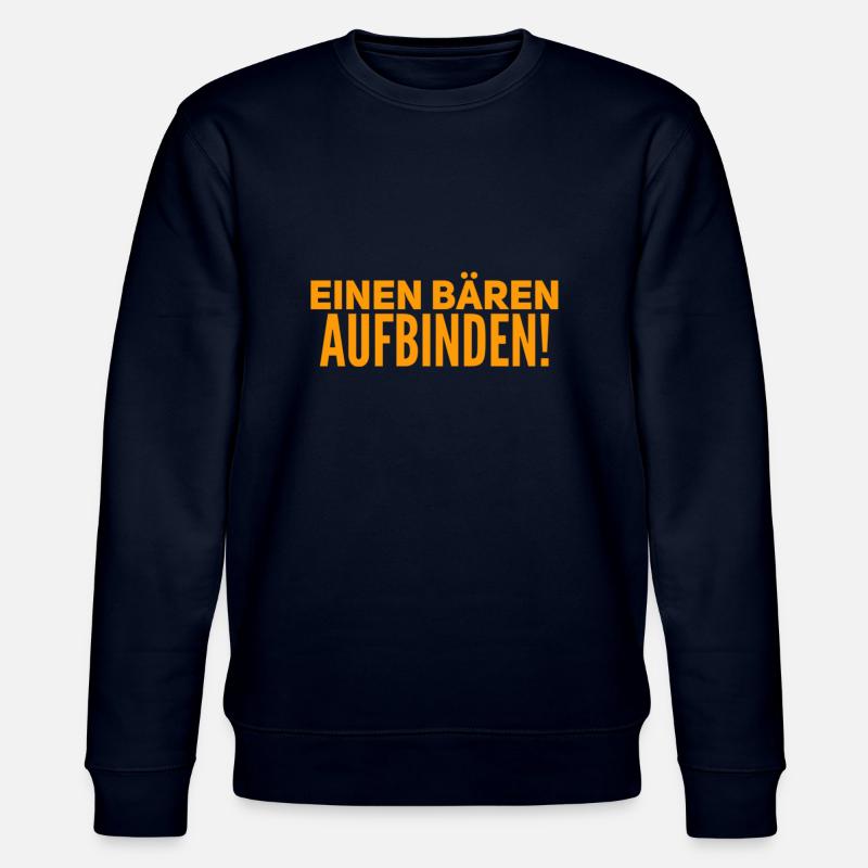 einen Bären aufbinden - Stanley/Stella Unisex Bio-Sweatshirt CHANGER  - Navy