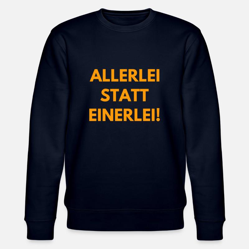 Vielfalt statt Einfalt - Stanley/Stella Unisex Bio-Sweatshirt CHANGER  - Navy
