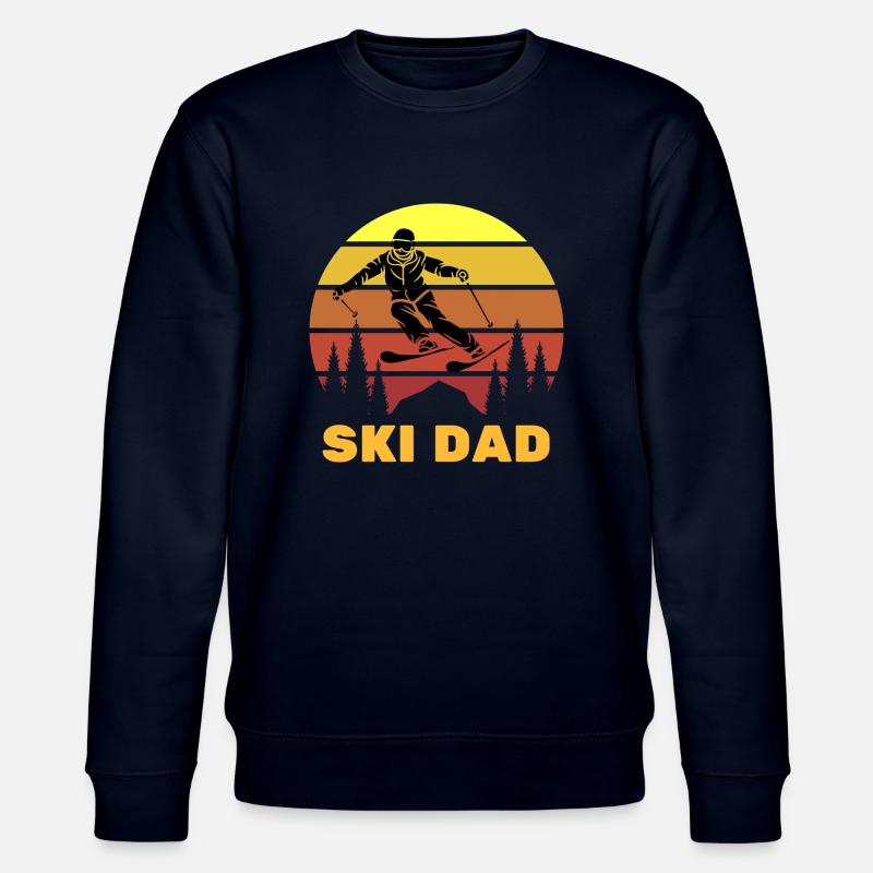 Ski dad - Stanley/Stella Unisex Bio-Sweatshirt CHANGER  - Navy