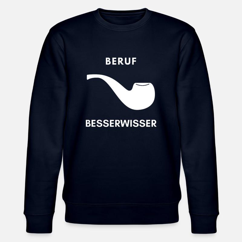 Beruf Besserwisser - Stanley/Stella Unisex Bio-Sweatshirt CHANGER  - Navy