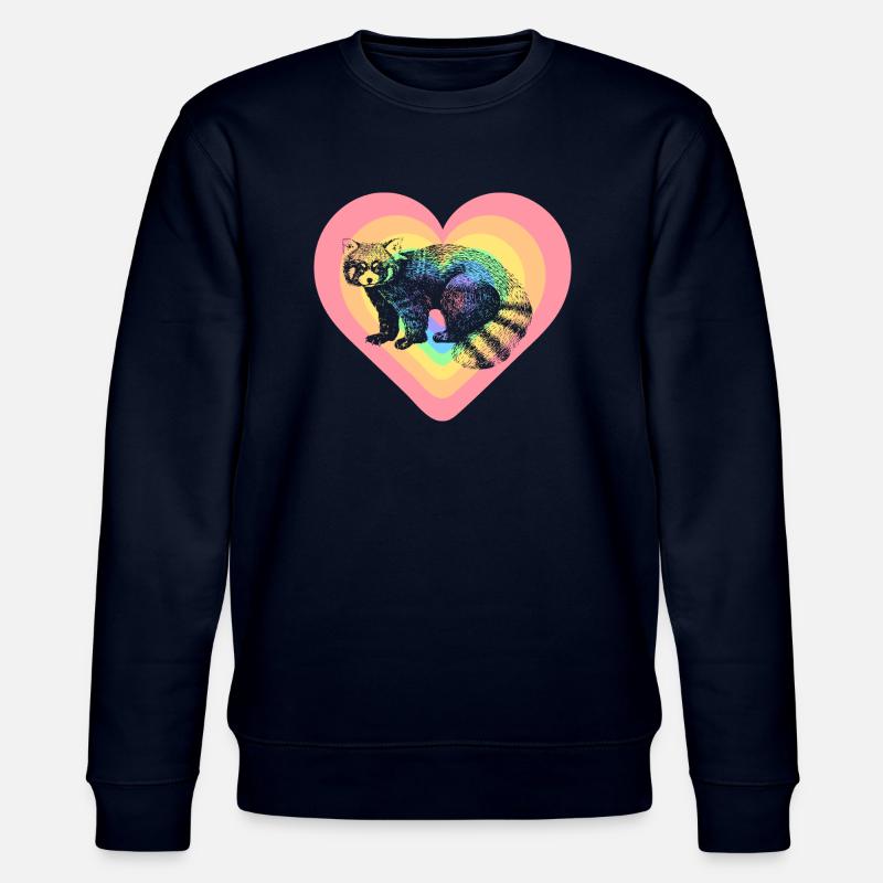 Red panda - Stanley/Stella CHANGER Unisex Organic Sweatshirt - navy
