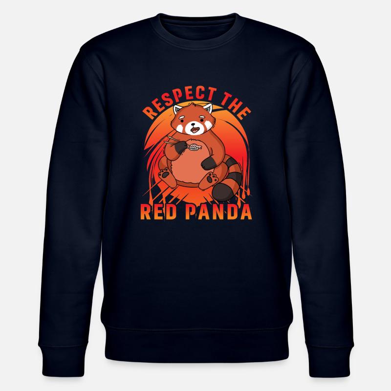 Respect the Red Panda - Stanley/Stella Unisex Bio-Sweatshirt CHANGER  - Navy