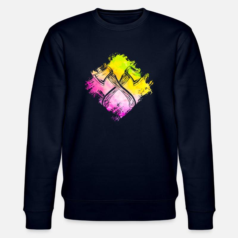 Lancer de hache - Sweat bio CHANGER Stanley/Stella Unisexe - marine