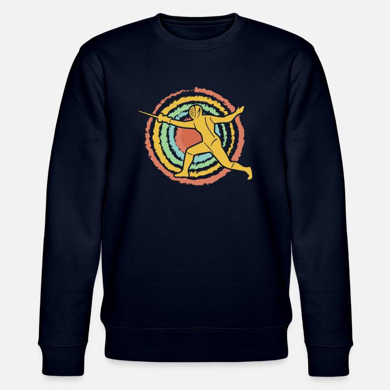 Fechten Retro - Stanley/Stella Unisex Bio-Sweatshirt CHANGER  - Navy