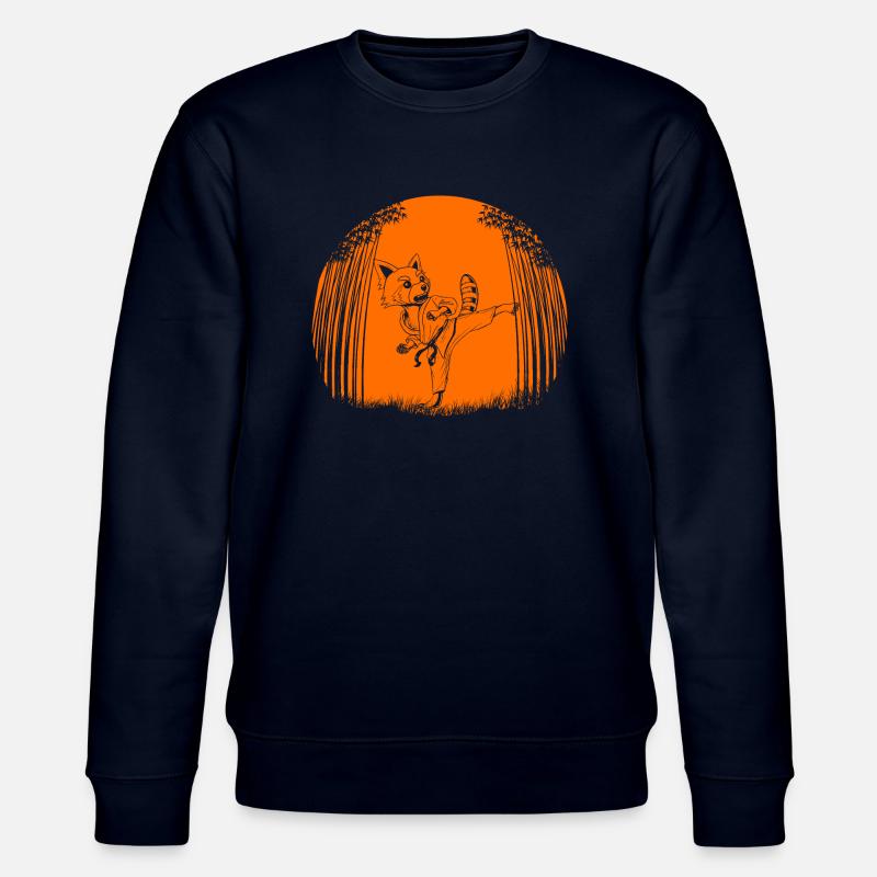 Roter Panda - Stanley/Stella Unisex Bio-Sweatshirt CHANGER  - Navy