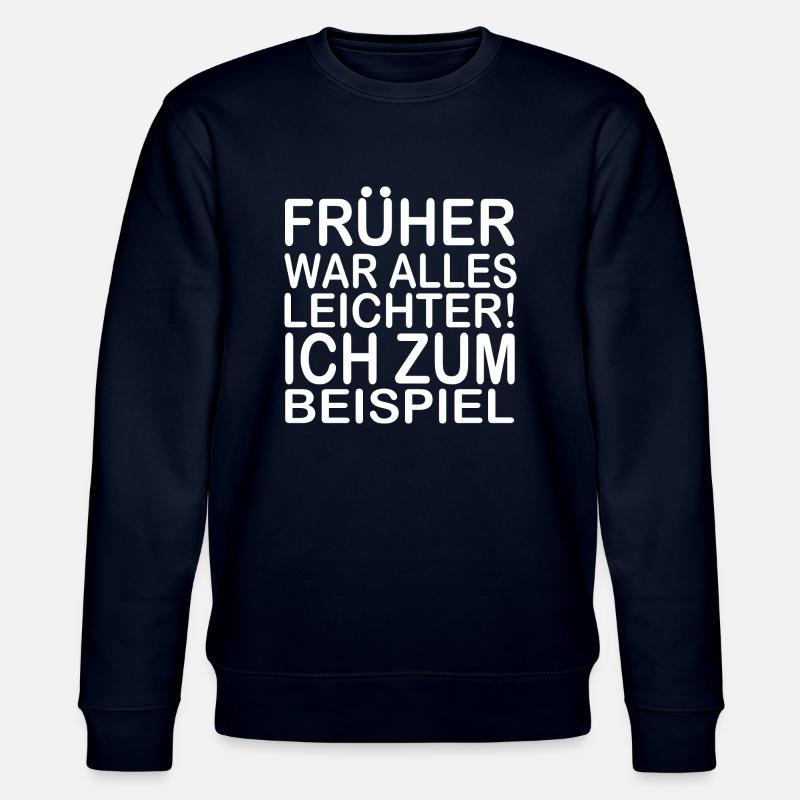 Fun Spaß Lustige - Stanley/Stella Unisex Bio-Sweatshirt CHANGER - Navy