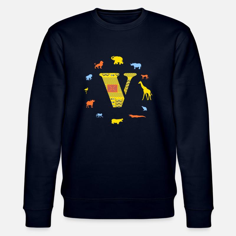 afrika v - Stanley/Stella Unisex Bio-Sweatshirt CHANGER  - Navy