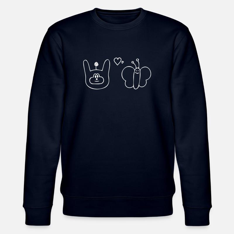 schmetterling - Stanley/Stella Unisex Bio-Sweatshirt CHANGER  - Navy