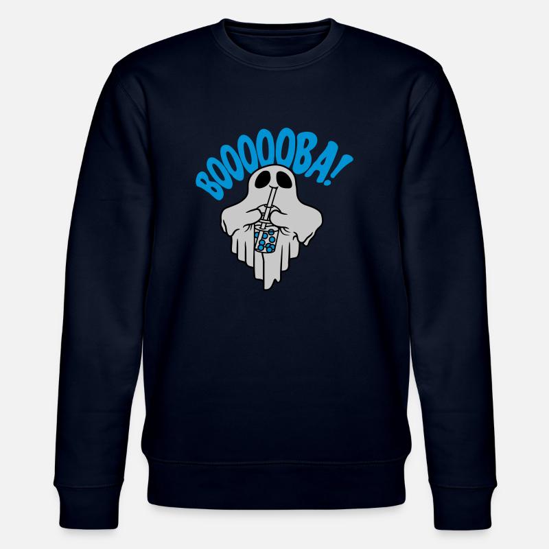 Booba Bubble Tea Geist - Stanley/Stella Unisex Bio-Sweatshirt CHANGER  - Navy