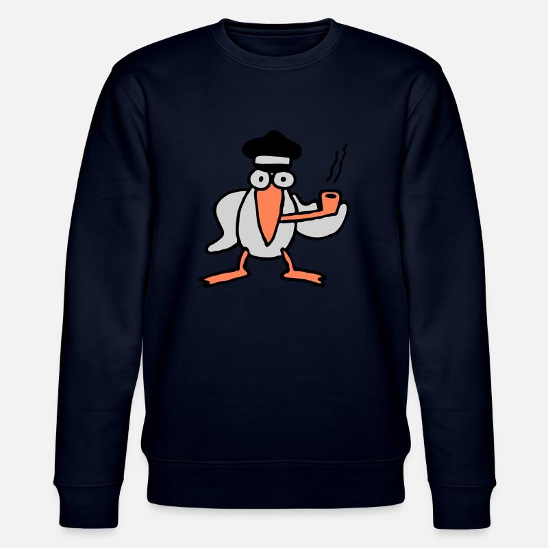 Kapitän Möwe - Stanley/Stella Unisex Bio-Sweatshirt CHANGER  - Navy
