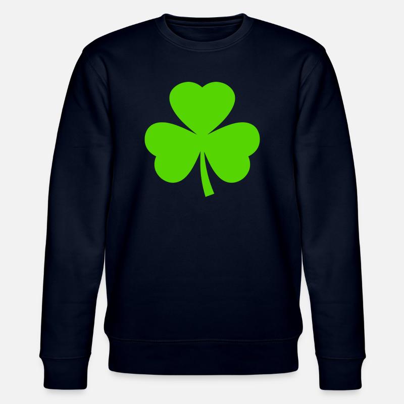 st patricks day kleeblatt - Stanley/Stella Unisex Bio-Sweatshirt CHANGER  - Navy