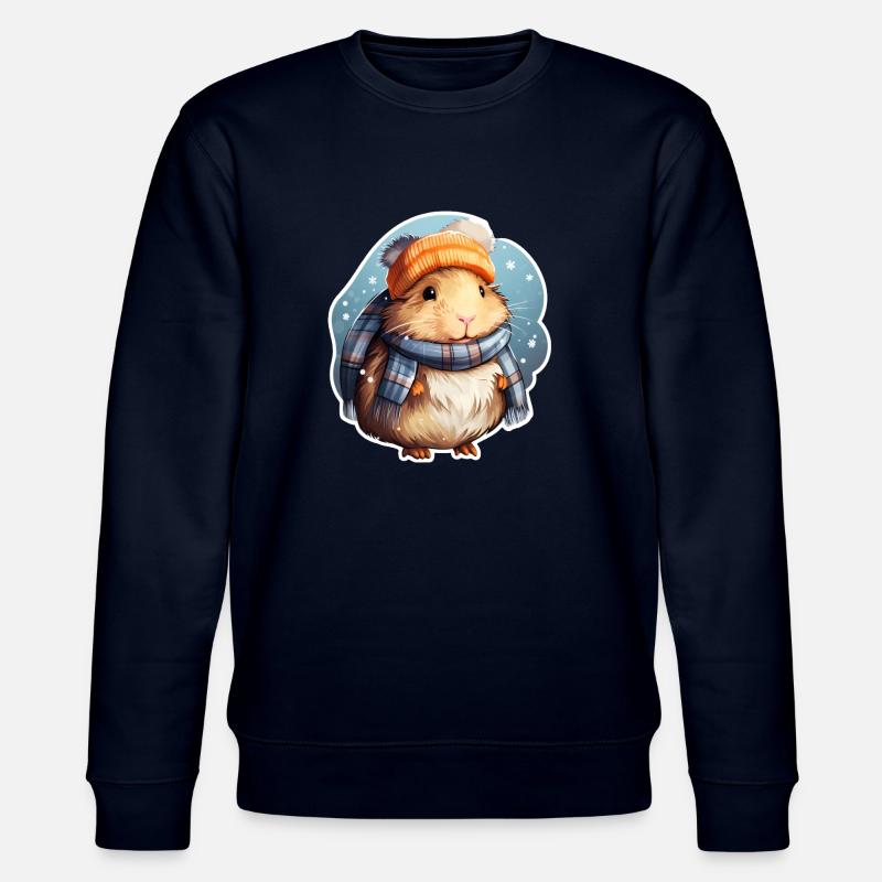 Wintermeerschweinchen - Stanley/Stella Unisex Bio-Sweatshirt CHANGER  - Navy