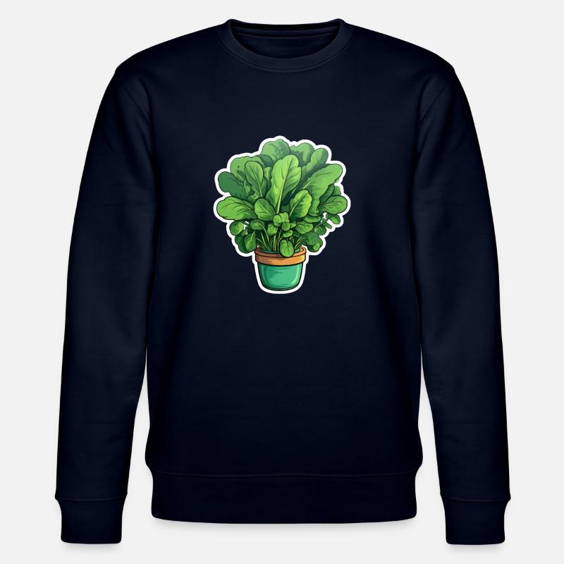 Spinat im Topf - Stanley/Stella Unisex Bio-Sweatshirt CHANGER  - Navy