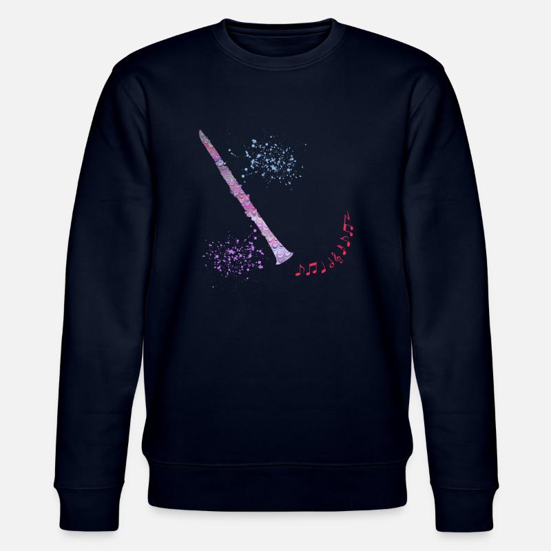 clarinette e 62 - Sweat bio CHANGER Stanley/Stella Unisexe - marine