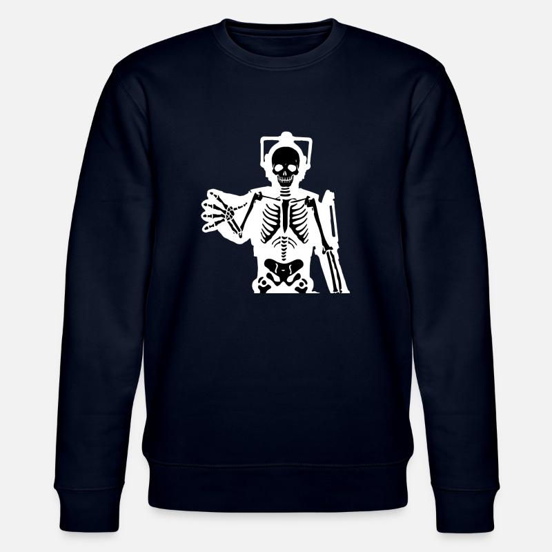 Cybermen xray - Stanley/Stella Unisex Bio-Sweatshirt CHANGER - Navy