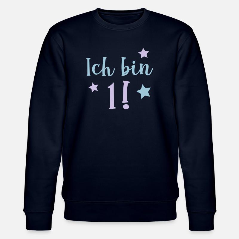 Ich bin 1! - Stanley/Stella Unisex Bio-Sweatshirt CHANGER  - Navy