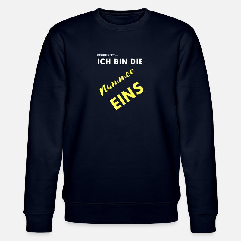 ich bin nummer eins - Stanley/Stella Unisex Bio-Sweatshirt CHANGER  - Navy