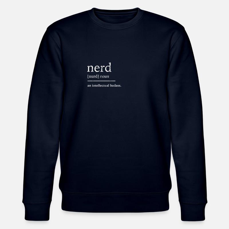 Nerd nerd - Stanley/Stella CHANGER Unisex Organic Sweatshirt - navy