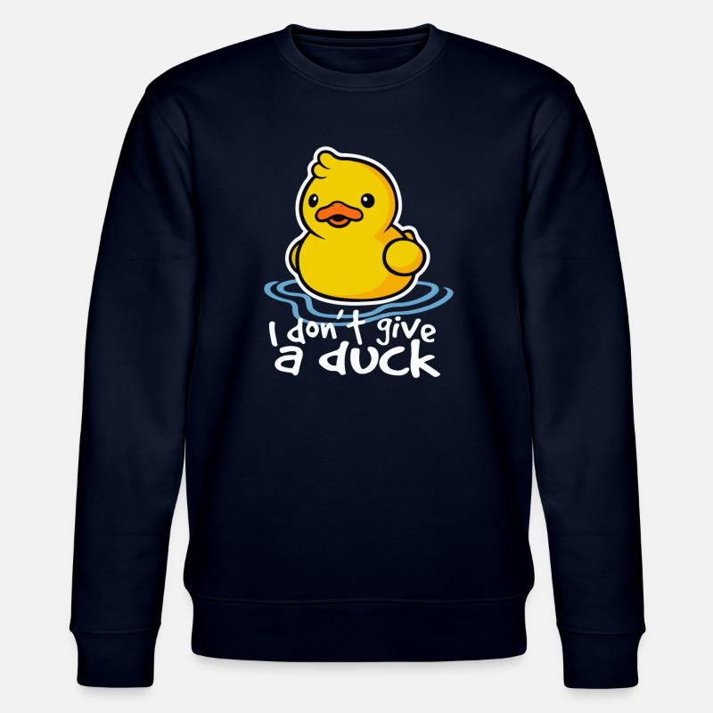 Canard - I don't Give A Duck - Sweat bio CHANGER Stanley/Stella Unisexe - marine