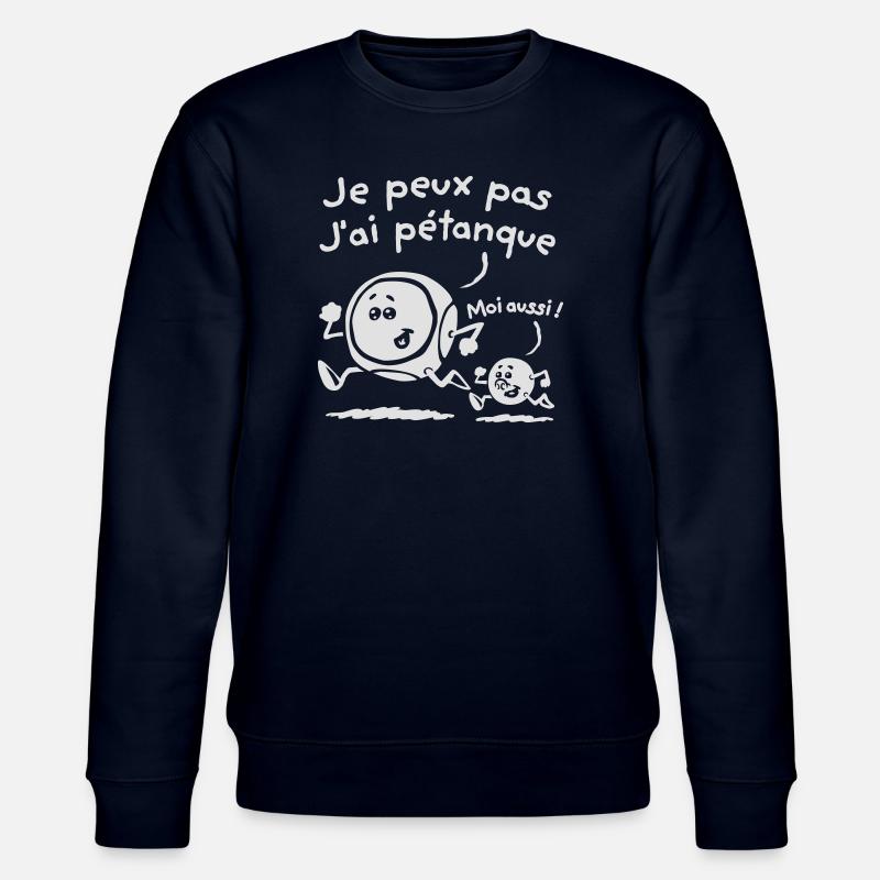 Ich habe petanque flex - Stanley/Stella Unisex Bio-Sweatshirt CHANGER  - Navy