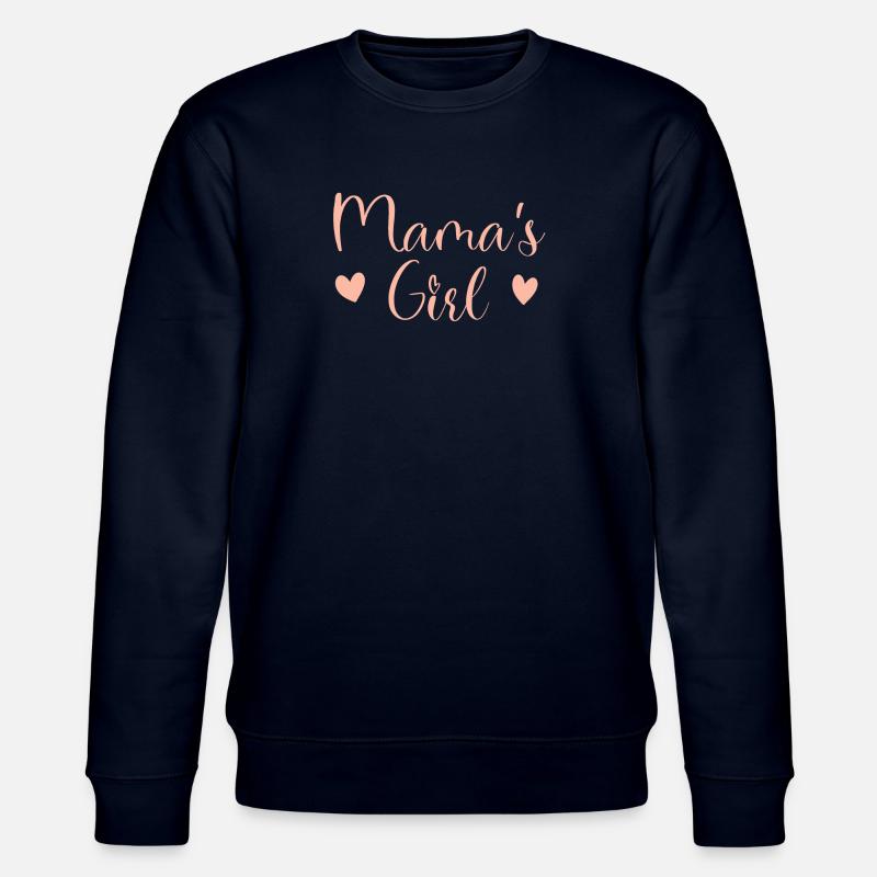Fille de Maman Script Rose - Sweat bio CHANGER Stanley/Stella Unisexe - marine