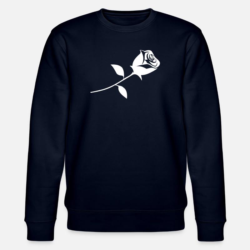 Eine Rose - Stanley/Stella Unisex Bio-Sweatshirt CHANGER  - Navy