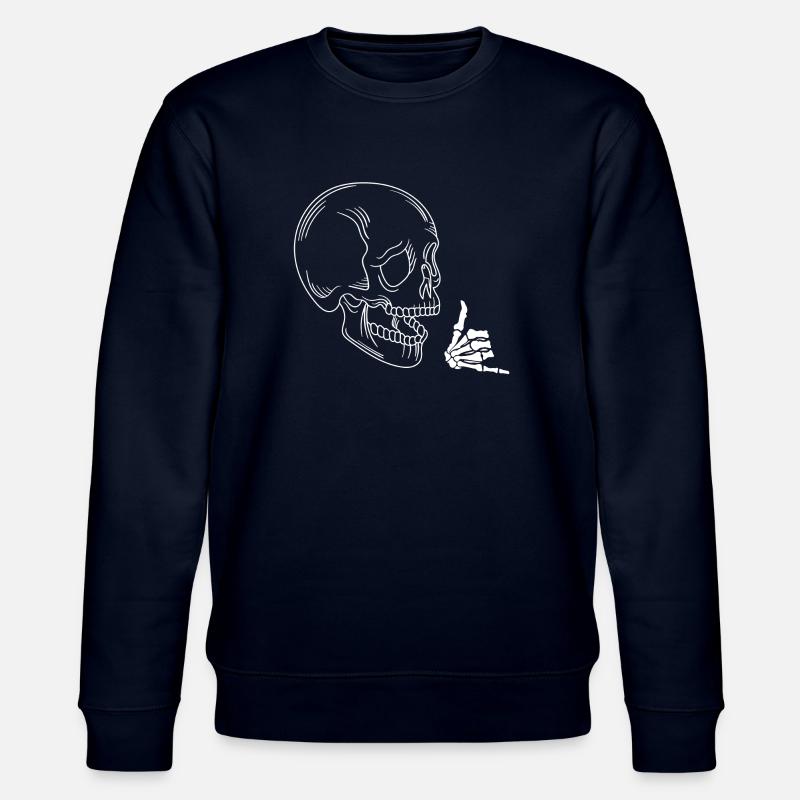 Crâne à bascule - Sweat bio CHANGER Stanley/Stella Unisexe - marine