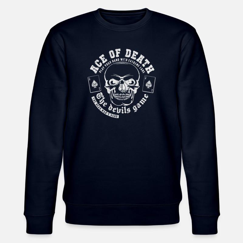 Ass des Todes weiß - Stanley/Stella Unisex Bio-Sweatshirt CHANGER - Navy