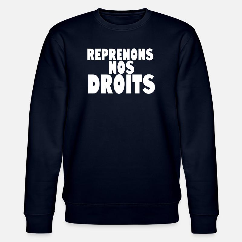 Reprenons nos doits - Sweat bio CHANGER Stanley/Stella Unisexe - marine