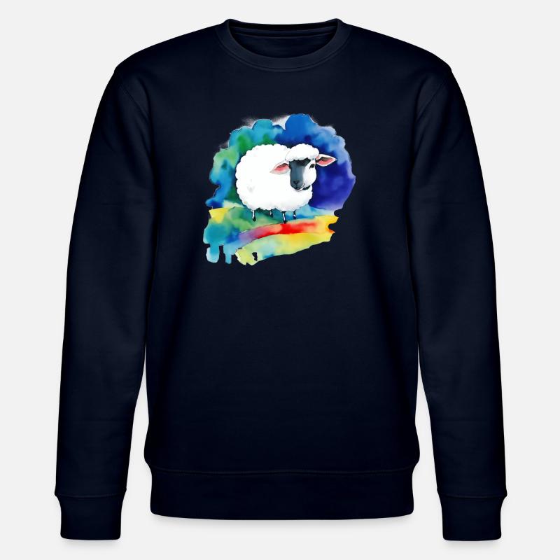 Schaf - Stanley/Stella Unisex Bio-Sweatshirt CHANGER  - Navy