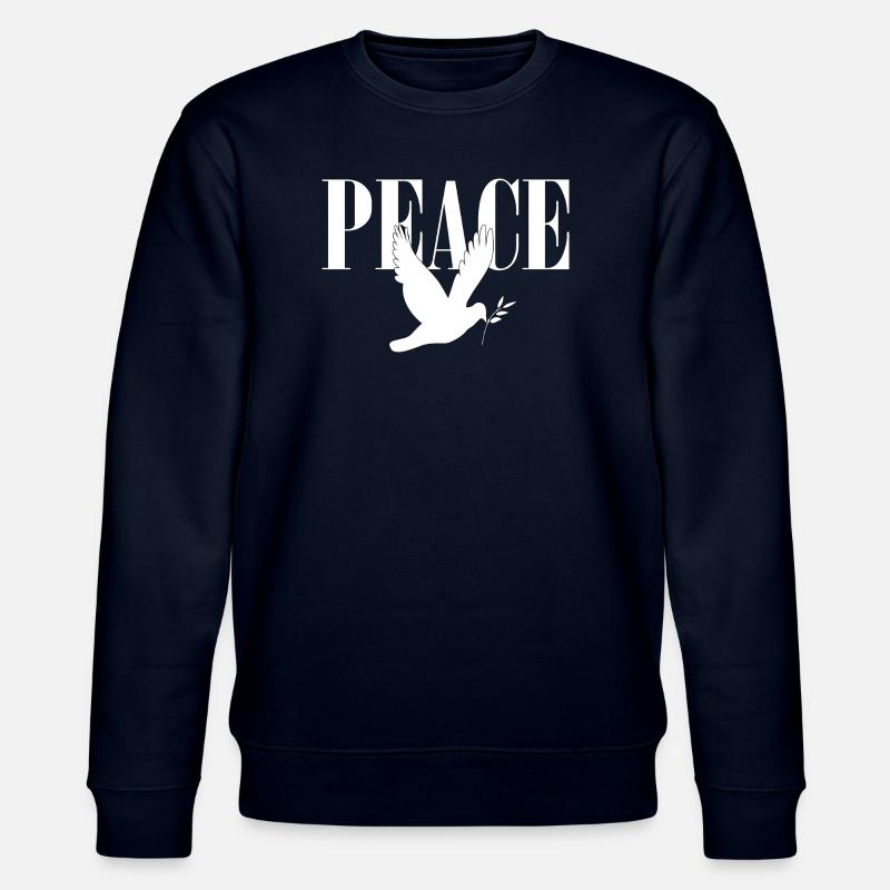 Friedenstaube Design - Stanley/Stella Unisex Bio-Sweatshirt CHANGER  - Navy