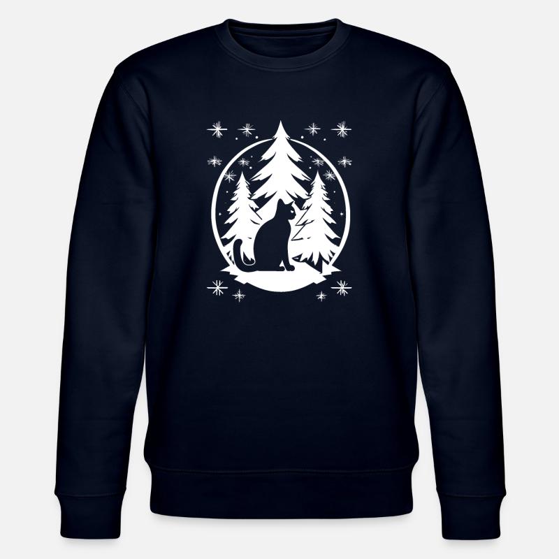 Kätzchen - Stanley/Stella Unisex Bio-Sweatshirt CHANGER  - Navy