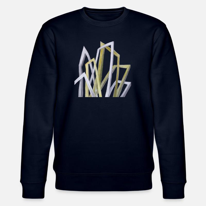 Abstrakte Formen - Stanley/Stella Unisex Bio-Sweatshirt CHANGER  - Navy