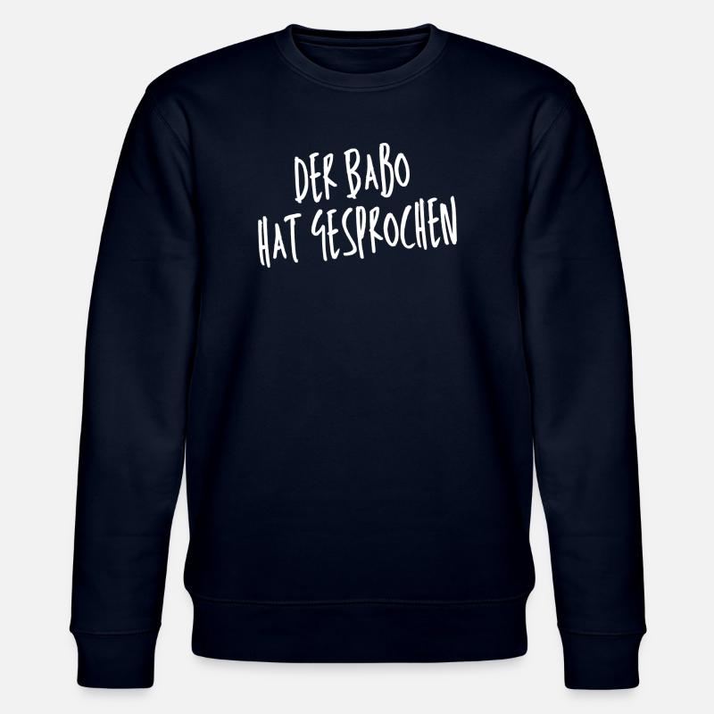 Der Babo Gesprochen Shirtdesign - Stanley/Stella Unisex Bio-Sweatshirt CHANGER  - Navy