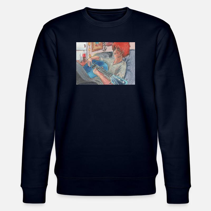 Blaue Gitarre - Stanley/Stella Unisex Bio-Sweatshirt CHANGER  - Navy