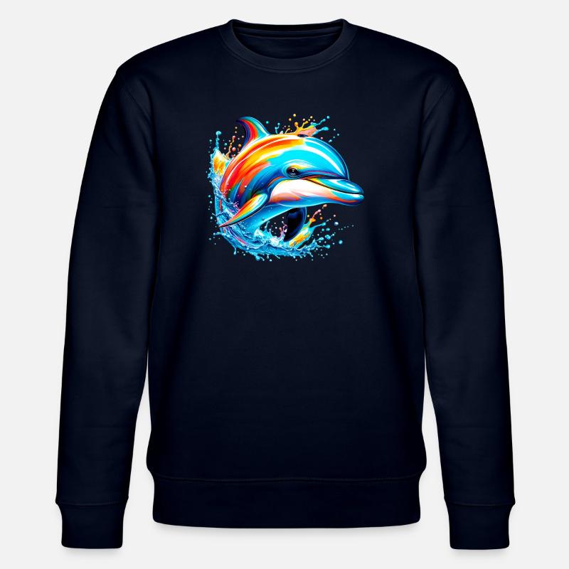 Delfin - Stanley/Stella Unisex Bio-Sweatshirt CHANGER  - Navy