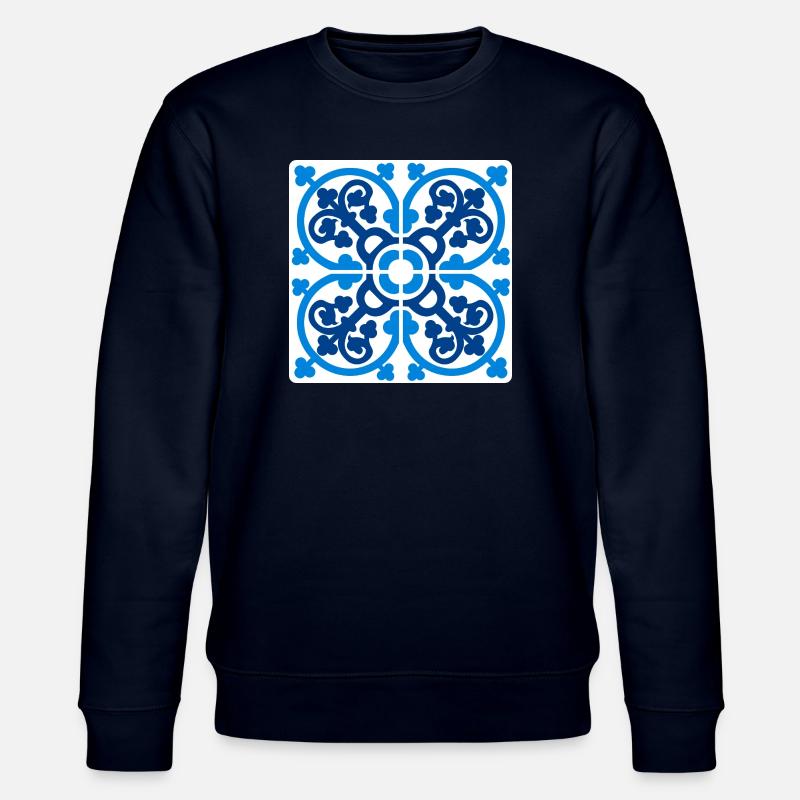 Mediterrane Majolika - Stanley/Stella Unisex Bio-Sweatshirt CHANGER  - Navy