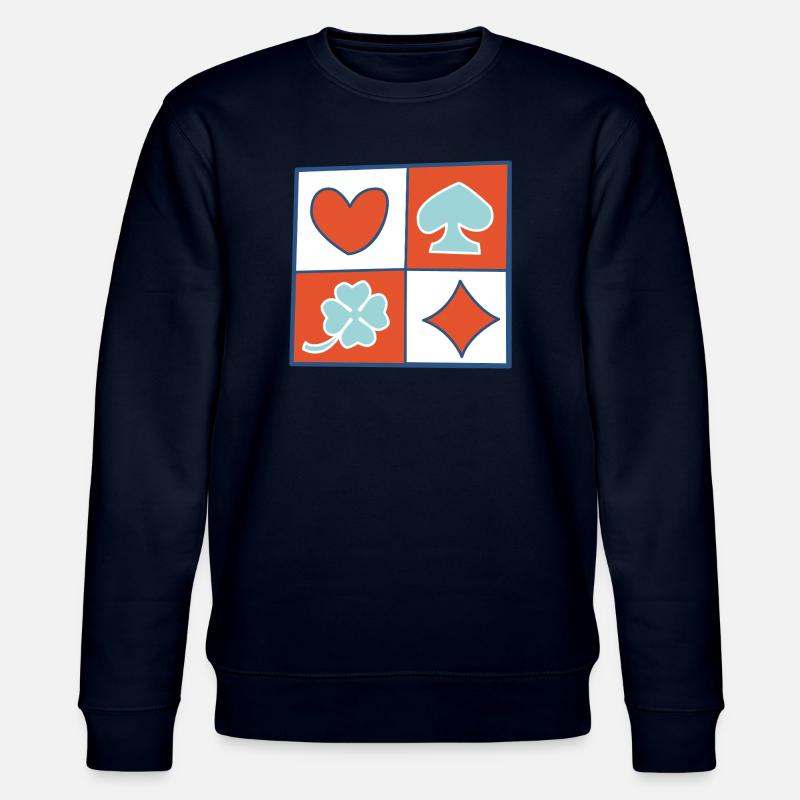 Checkerboard 2 von helfspawn - Stanley/Stella Unisex Bio-Sweatshirt CHANGER  - Navy