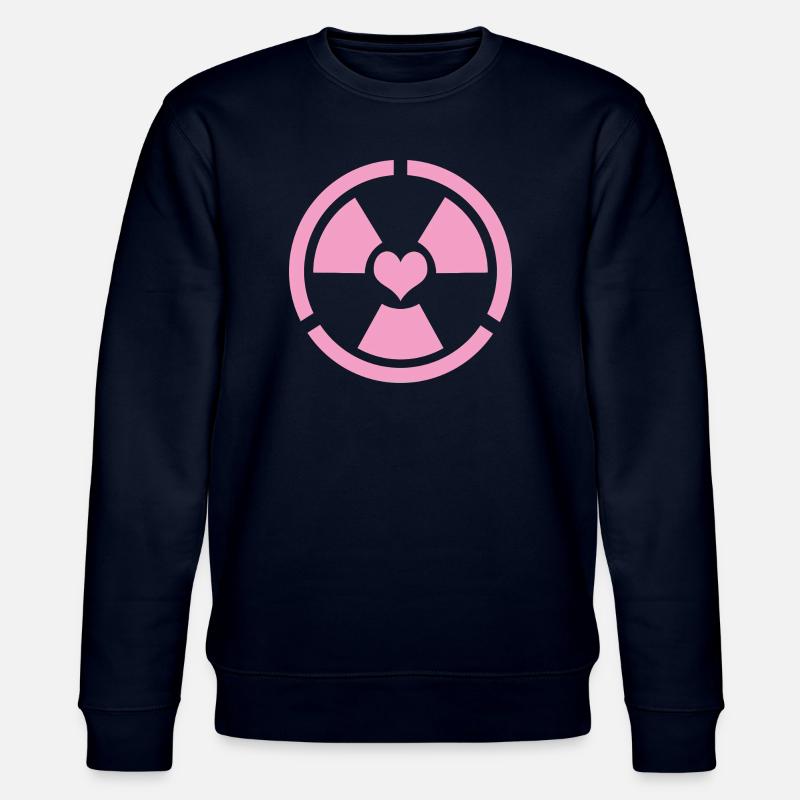 Liebe Strahlung - Stanley/Stella Unisex Bio-Sweatshirt CHANGER  - Navy