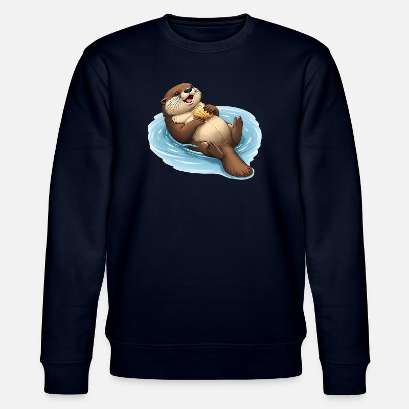 Castor décontracté avec coquille - Sweat bio CHANGER Stanley/Stella Unisexe - marine