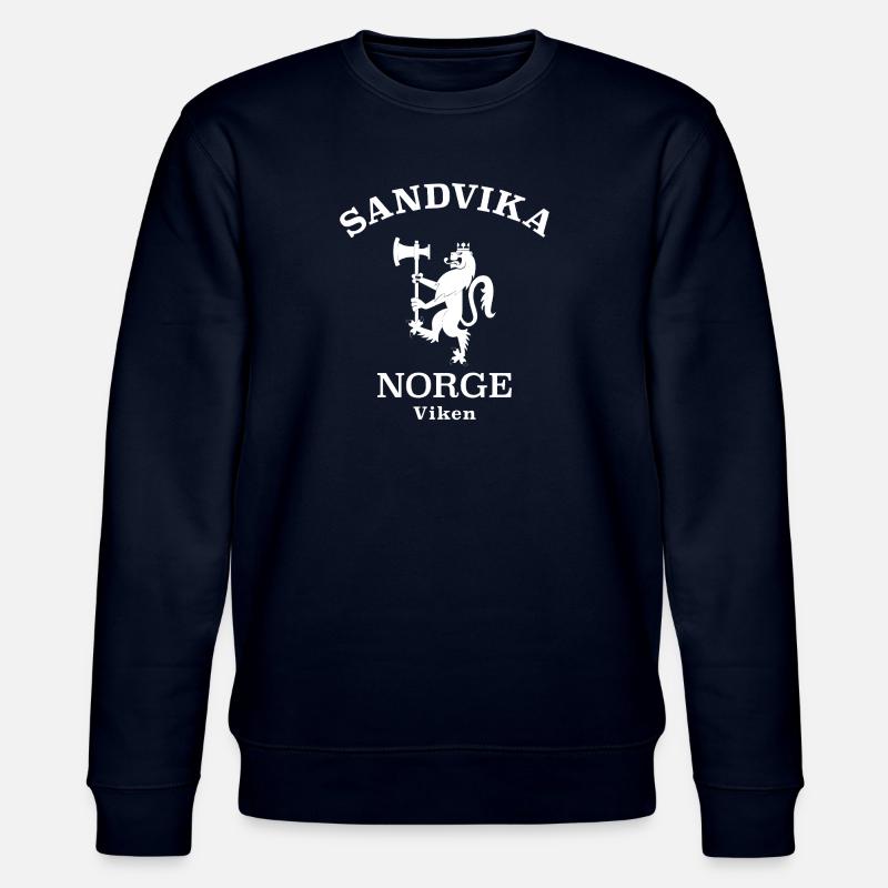 Sandvika Norge Norway - Stanley/Stella Unisex Bio-Sweatshirt CHANGER  - Navy