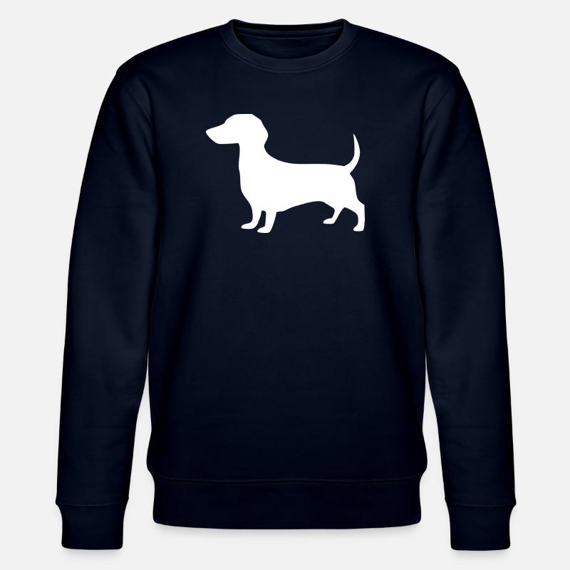 Dachshund Hunde Geschenk Dackelbesitzer - Stanley/Stella Unisex Bio-Sweatshirt CHANGER  - Navy