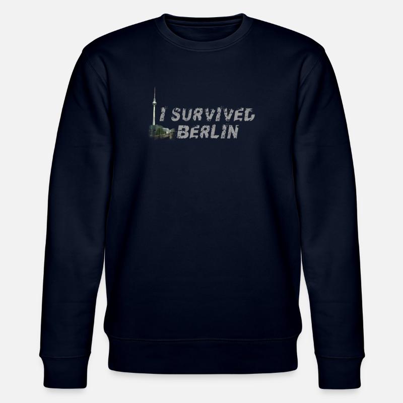 J’ai survécu à Berlin - Sweat bio CHANGER Stanley/Stella Unisexe - marine