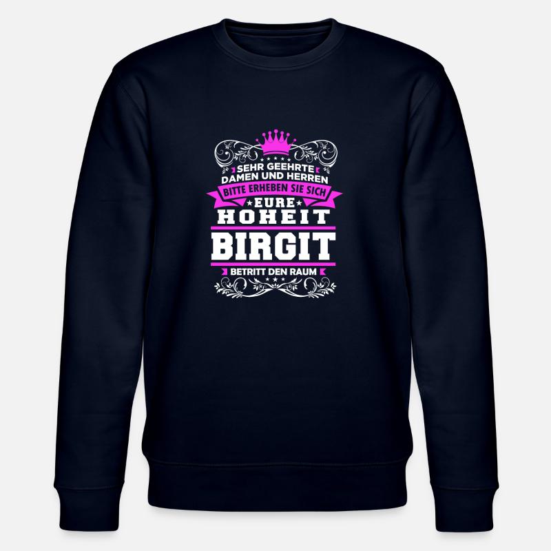 Eure Hoheit - Birgit - Stanley/Stella Unisex Bio-Sweatshirt CHANGER  - Navy